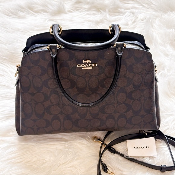 Coach Handbags - Coach Lillie Carryall In Signature Canvas handbag
